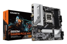 GIGABYTE B650M GAMING PLUS WIFI Motherboard - AMD Ryzen 9000 CPUs, 5+2+2 Phases VRM, up to 8000MHz DDR5, 2xPCIe 4.0 M.2, 2.5GbE LAN, WIFI 6E, USB 3...