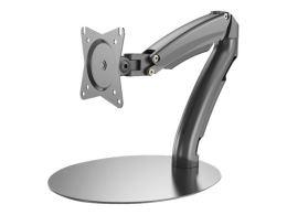 Digitus Desk Mount Universal LED/LCD Monitor Stand with Gas Spring Tilt, swivel, height adjustment, rotate Black