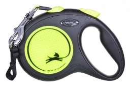 FLEXI New Neon L - retractable leash - 5 m