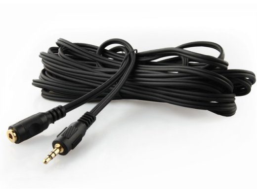 3.5 mm stereo audio extension cable, 5 m