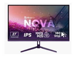 Arozzi Nova 27 " IPS QHD 16:9 180 Hz 1 ms 2560 x 1440 pixels 350 cd/m² HDMI ports quantity 2 Purple