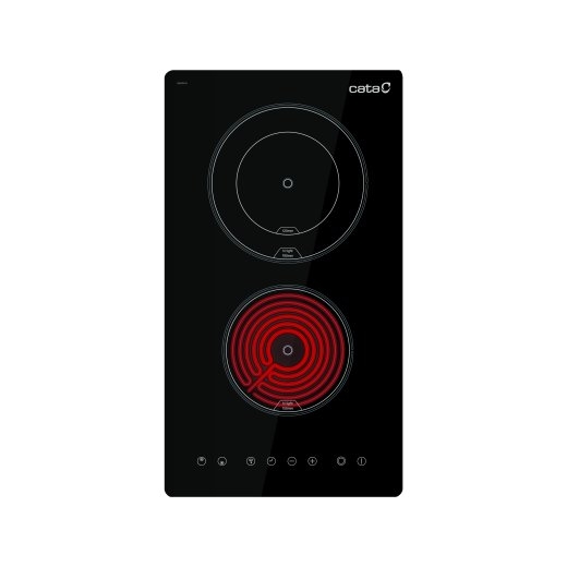 CATA Hob TD 3002 BK Vitroceramic Number of burners/cooking zones 2 Touch Timer Black