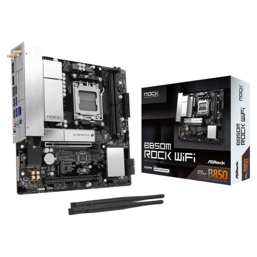 ASRock B850M Rock WiFi - motherboard - micro ATX - Socket AM5 - AMD B850
