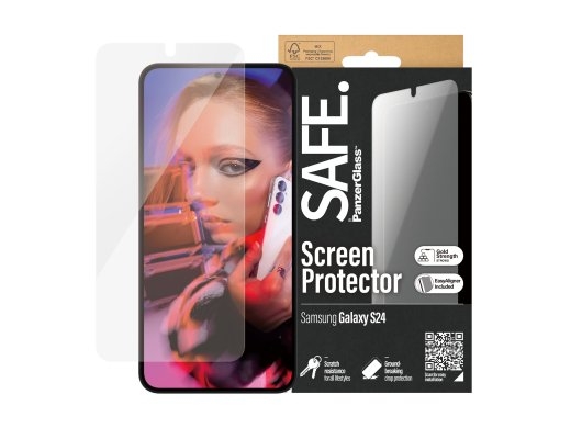 SAFE by PanzerGlass Screen Protector Samsung Galaxy S24 Ultra-Wide Fit w EasyAligner PanzerGlass