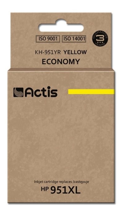 Actis KH-951YR ink (replacement for HP 951XL CN048AE; Standard; 25 ml; yellow)