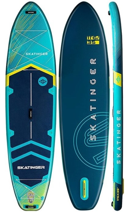 Skatinger Deska SUP Prana light bule 350 x 89 x 15 cm Yoga