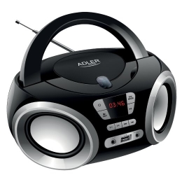 Adler CD Boombox AD 1181 Speakers USB connectivity