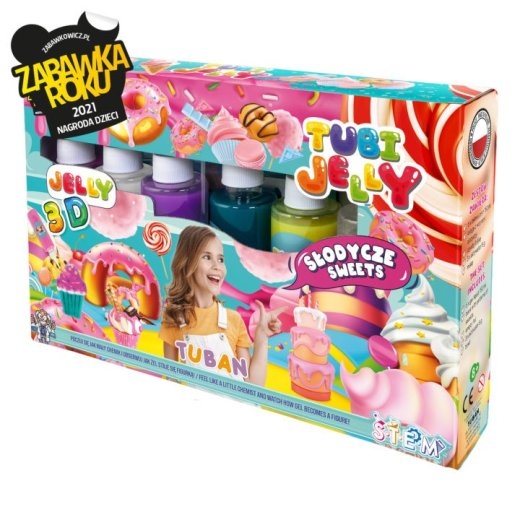 Tubi Jelly set 6 colors - Sweets