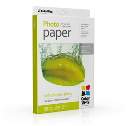 Glossy ColorWay Photo Paper, 50 sheets 135 g/m² A4