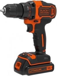 BLACK & DECKER 18V , 2x1.5 Ah Cordless drill driver BDCDD186KB-QW
