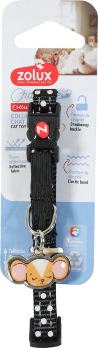 ZOLUX Chatouille black - cat collar