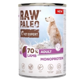 VETEXPERT Raw Paleo Mono Lamb - wet dog food - 400g