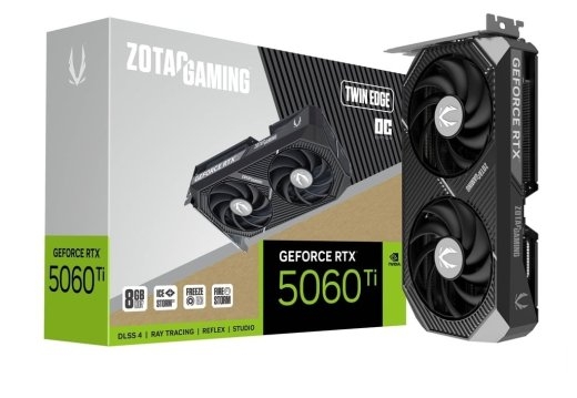 Zotac Graphics card GeForce RTX 5060 Ti 8GB TWIN EDGE OC GDDR7 128bit 3DP/HDMI