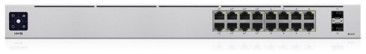 Switch UBIQUITI USW-16-POE Type L2 Desktop/pedestal Rack 16x10Base-T / 100Base-TX / 1000Base-T 2xSFP PoE ports 16 PoE+ ports 8 18 Watts