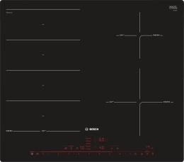 Bosch Serie 8 PXE601DC1E hob Black Built-in Zone induction hob 4 zone(s)