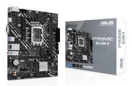 Mainboard ASUS Intel H610 LGA1700 Micro-ATX Memory DDR5 Memory slots 2 1xPCI-Express 3.0 1x 1xPCI-Express 4.0 16x 1xM.2 1x15pin D-sub 1xHDMI 4xUSB...