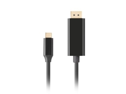 Lanberg CA-CMDP-10CU-0030-BK video cable adapter 3 m USB Type-C DisplayPort Black