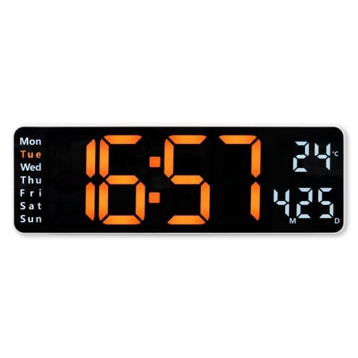 santa cruz digital wall clock