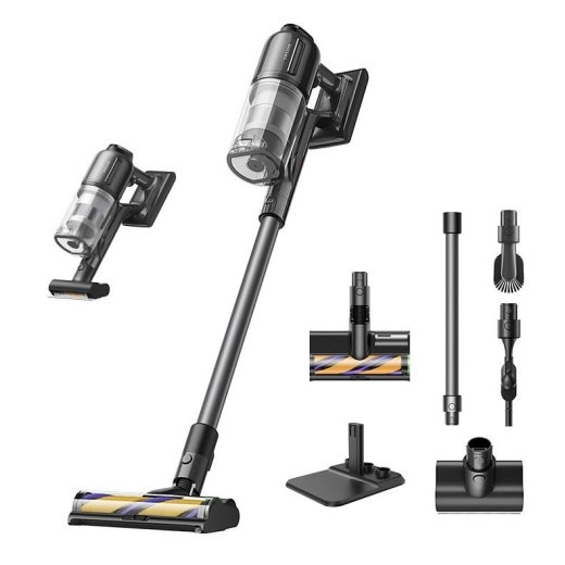 Vacuum Cleaner DREAME R20 Ultra Dry 2-in-1 stick vacuum Black Bagless Battery Suction power 27000 Pa 2.2 kg VRV57F