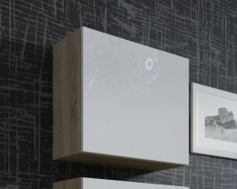 Cama Square cabinet VIGO 50/50/30 sonoma oak/white gloss