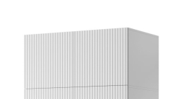 Wardrobe PAFOS 2D BASE 90x55.5x45 white matt