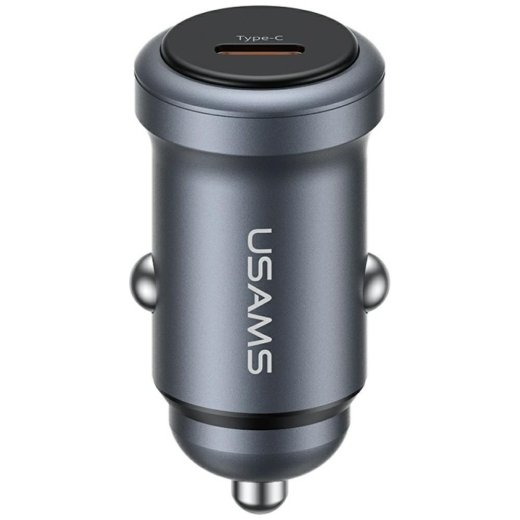 Usams Car charger 30W PD aluminium