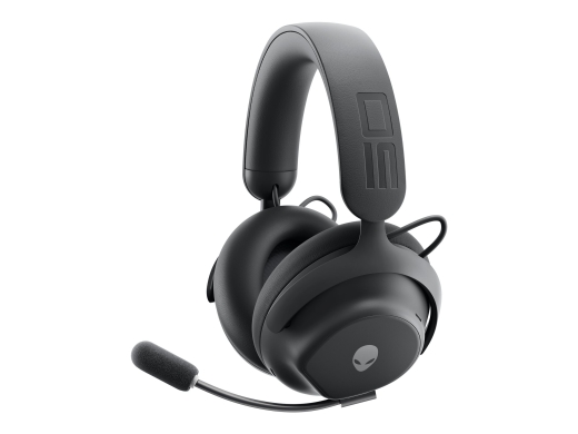 Dell Gaming Headset Alienware Pro Bluetooth Over-Ear Microphone Dark Side of the Moon Noise canceling Wireless