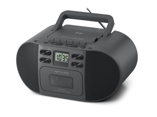 Muse M-188 RDC Portable radio with Blu-ray CD/MP3 cassette recorder AUX in