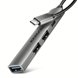 Axagon HUE-STC HUB 4-port 1x USB 5Gbps, 2xUSB2.0 + C