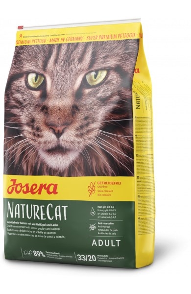 Josera NatureCat cats dry food 2 kg Adult Poultry, Salmon