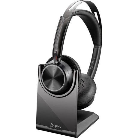 Poly Voyager Focus 2 USB-C-C Headset +USB-C/A Adapter +Charging Stand 9T9J5AA