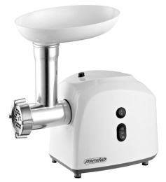 Mesko White Middle size sieve, mince sieve, poppy sieve, plunger, sausage filler, kibbe attachment