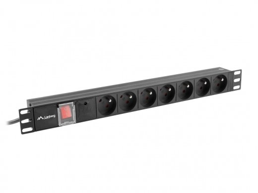 Surge protector Rack PDU 19" 1U 10A 7X 230V PL 2m black C14