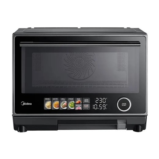 Midea Microwave oven MSO25H Free standing 1000 W Convection 25 L Grill Black