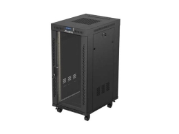 Lanberg FF01-6824-12BL rack cabinet 24U Freestanding rack Black