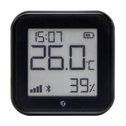 Shelly H&T Gen3 Black Temperature and Humidity Sensor