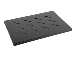 Lanberg 19" fixed shelf 1U/486x270mm, max load capacity up to 120kg AK-1001-B Black