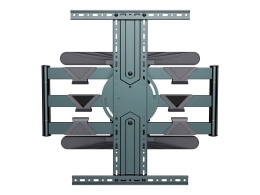 Gembird Wall mount WM-80STR-01 Tilt, swivel, rotate 40-80 " Maximum weight (capacity) 50 kg Black