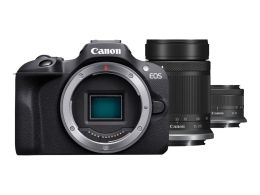 Canon EOS R100 Mirrorless Camera + RF-S 18-45mm IS STM Lens + RF-S 55-210mm IS STM Lens Megapixel 24.1 MP Image stabilizer ISO sensitivity (max) 25...