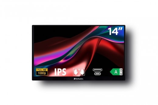 Verbatim Portable Touchscreen Monitor Full HD 1080p