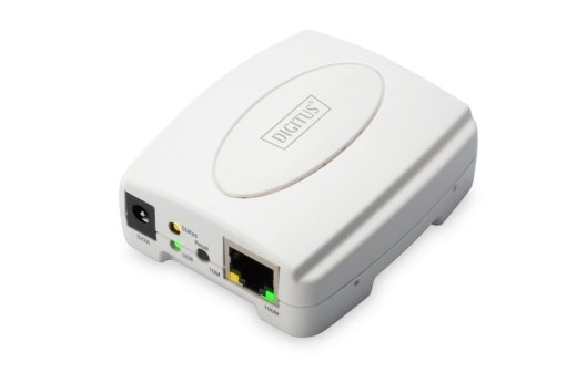 Print server 1xUSB 2.0, 1xRJ45 Fast Ethernet 10/100Mbps