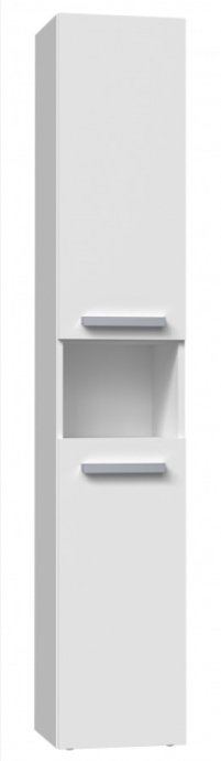 Bathroom cabinet NEL I 31x30x174 cm, matt white