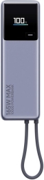Xiaomi 165W Power Bank (Integrated Cable) 10000 mAh USB-C Gray