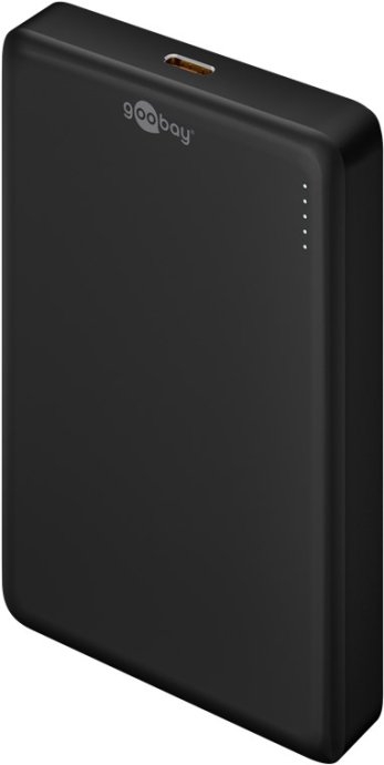 Goobay Magnetic Wireless Power Bank 70183 10000 mAh USB-C Black
