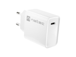 NATEC NETWORK CHARGER RIBERA USB-C 20W PD WHITE
