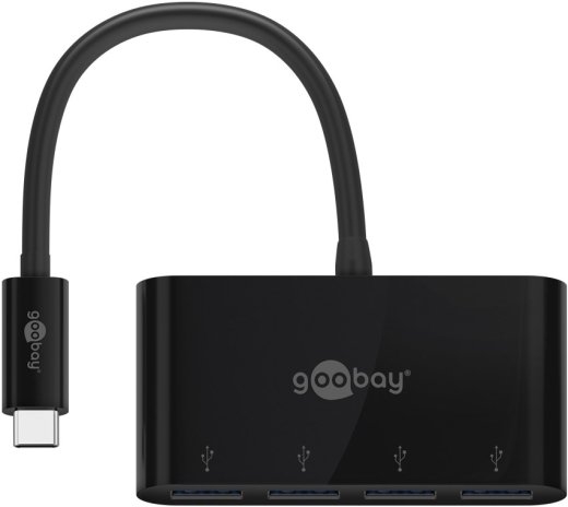 Goobay 4-Port USB-C Multiport Adapter 61073 Type-C USB-A