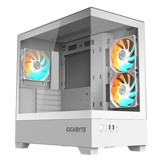 Case GIGABYTE -C201PI MidiTower Not included MicroATX MiniITX Colour White