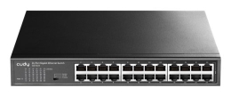 Cudy GS1024 network switch Unmanaged Gigabit Ethernet (10/100/1000) Black