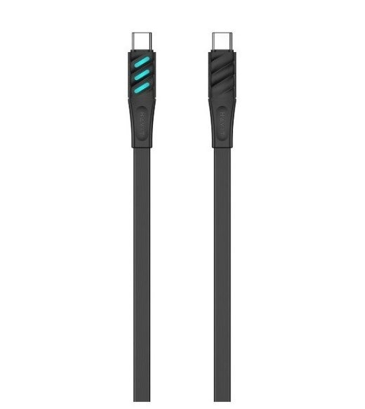 Havit CB6254 - USB Type C to USB Type C charging cable, 1 m (black)