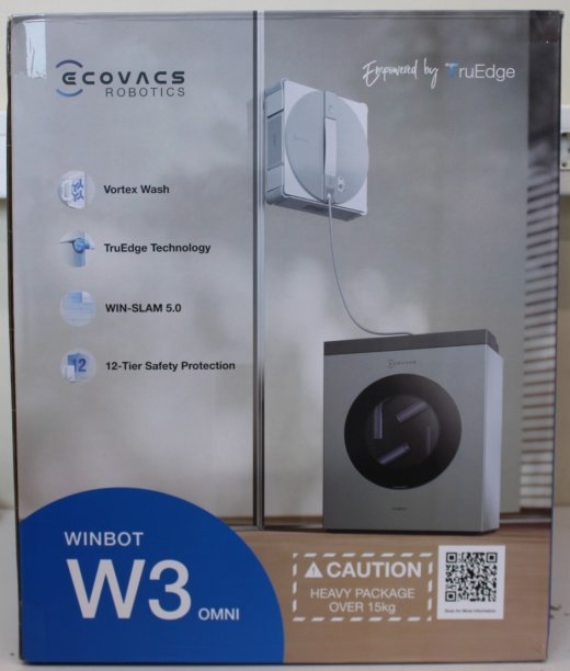 SALE OUT. Ecovacs Window Cleaning Robot WINBOT W3 OMNI Corded/Cordless 8000 Pa White/Silver MISSING INNER PACKAGING, WET WATER TANKS, DIRTY AND SCR...